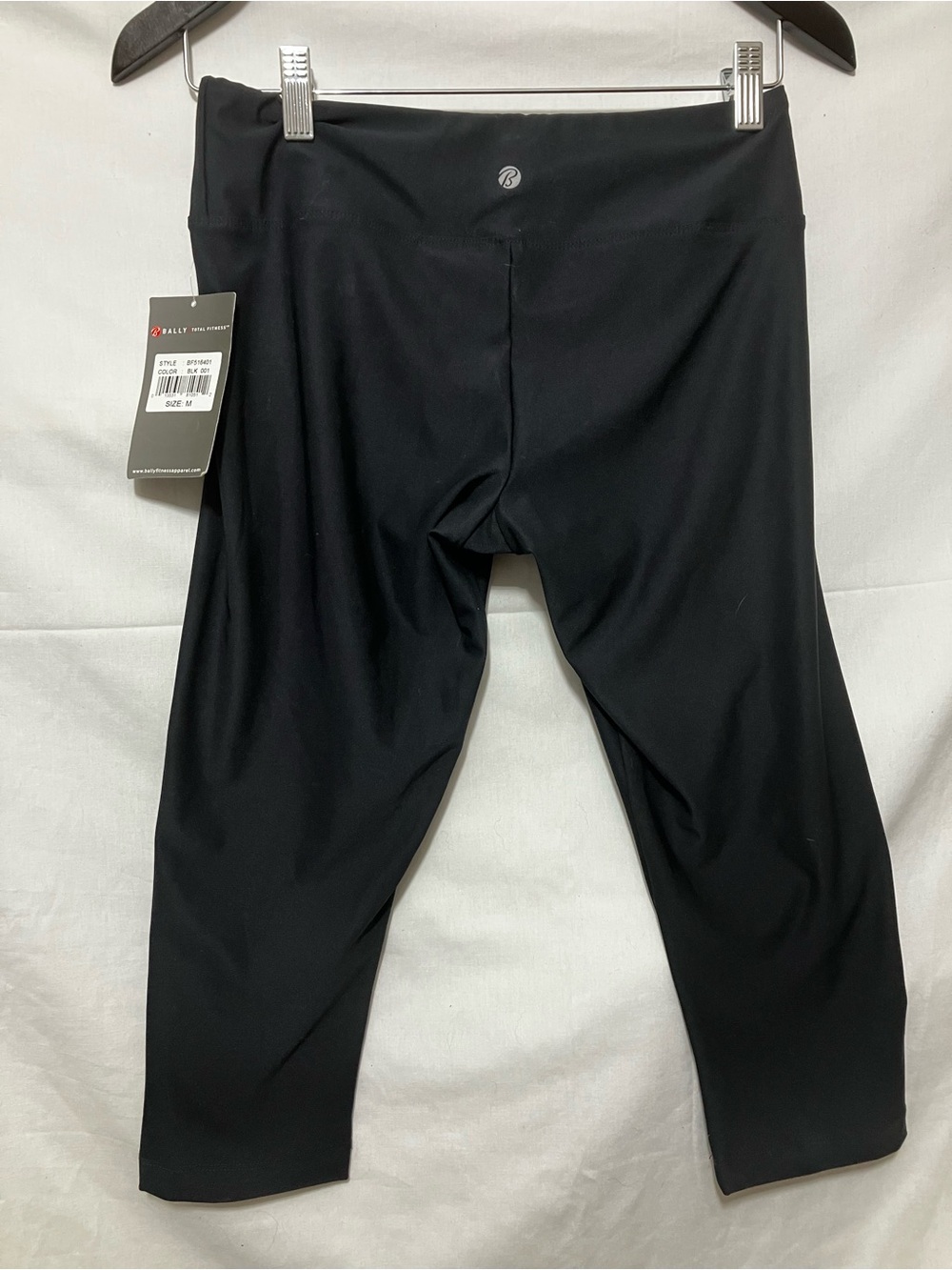 Bally Black Cropped Active Leggings - Picture 2 of 4